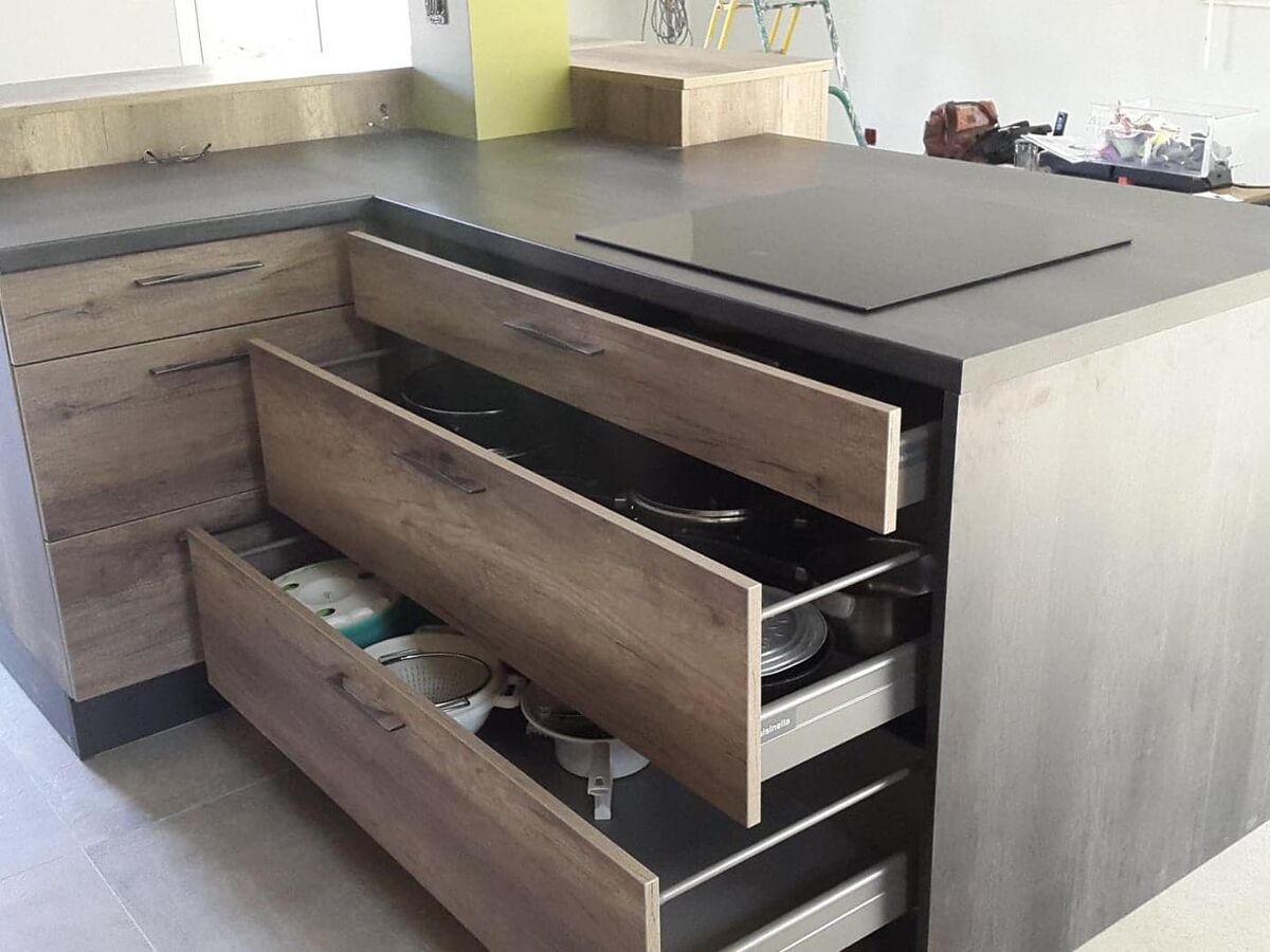 Cuisine avant-après sur mesure Trend Winoka