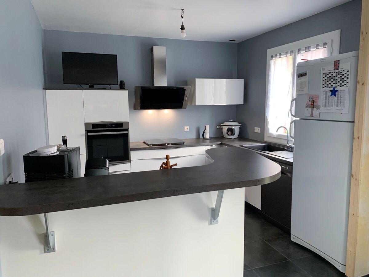 Cuisine équipée sur mesure Light Blanc brillant