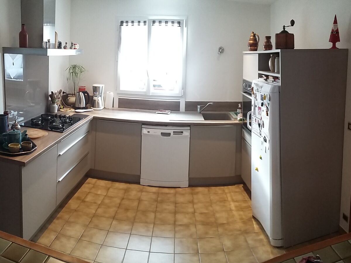 Cuisine avant-après sur mesure Trend + Taupe mat