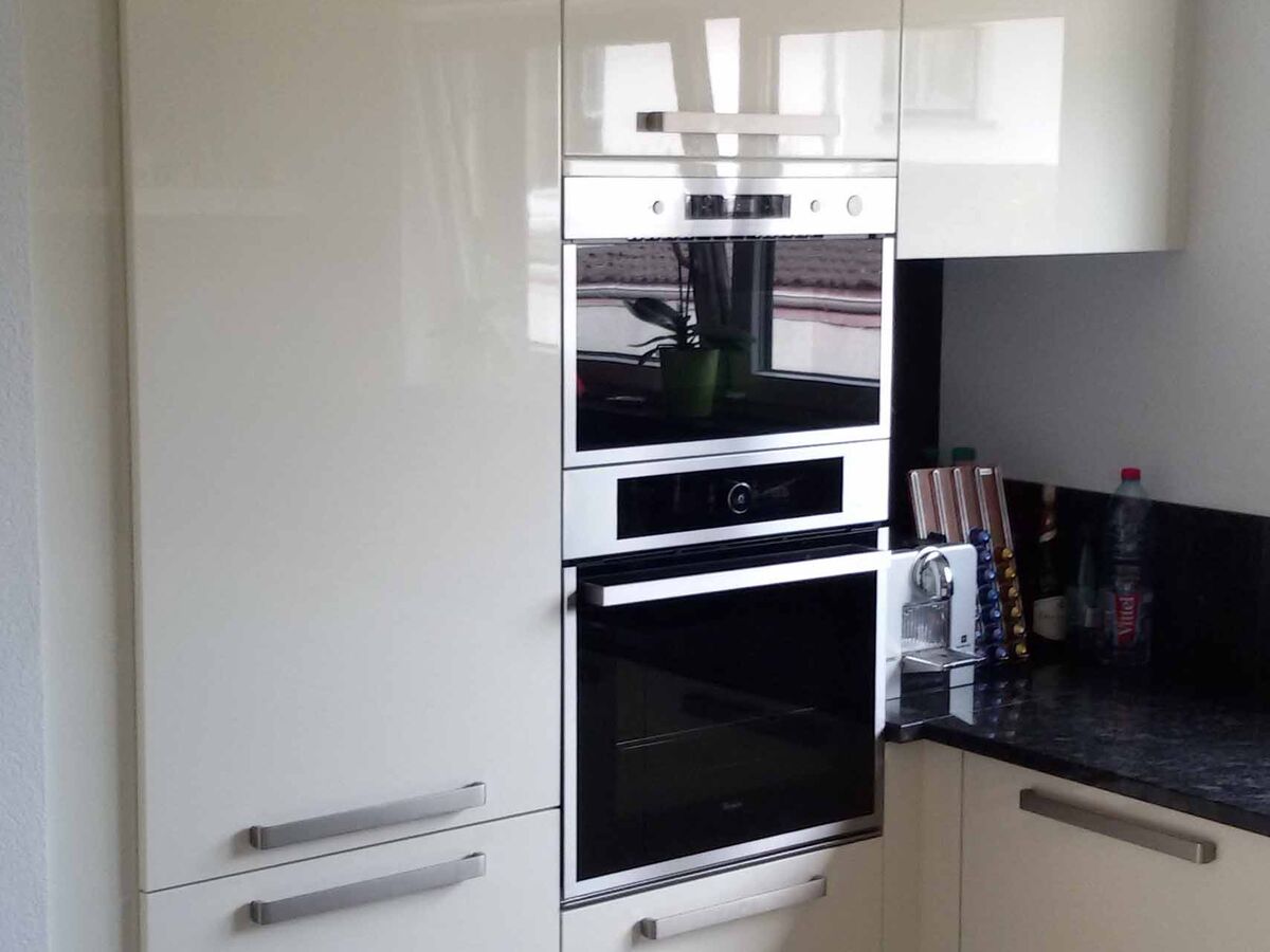 Cuisine avant-après sur mesure Light Blanc brillant