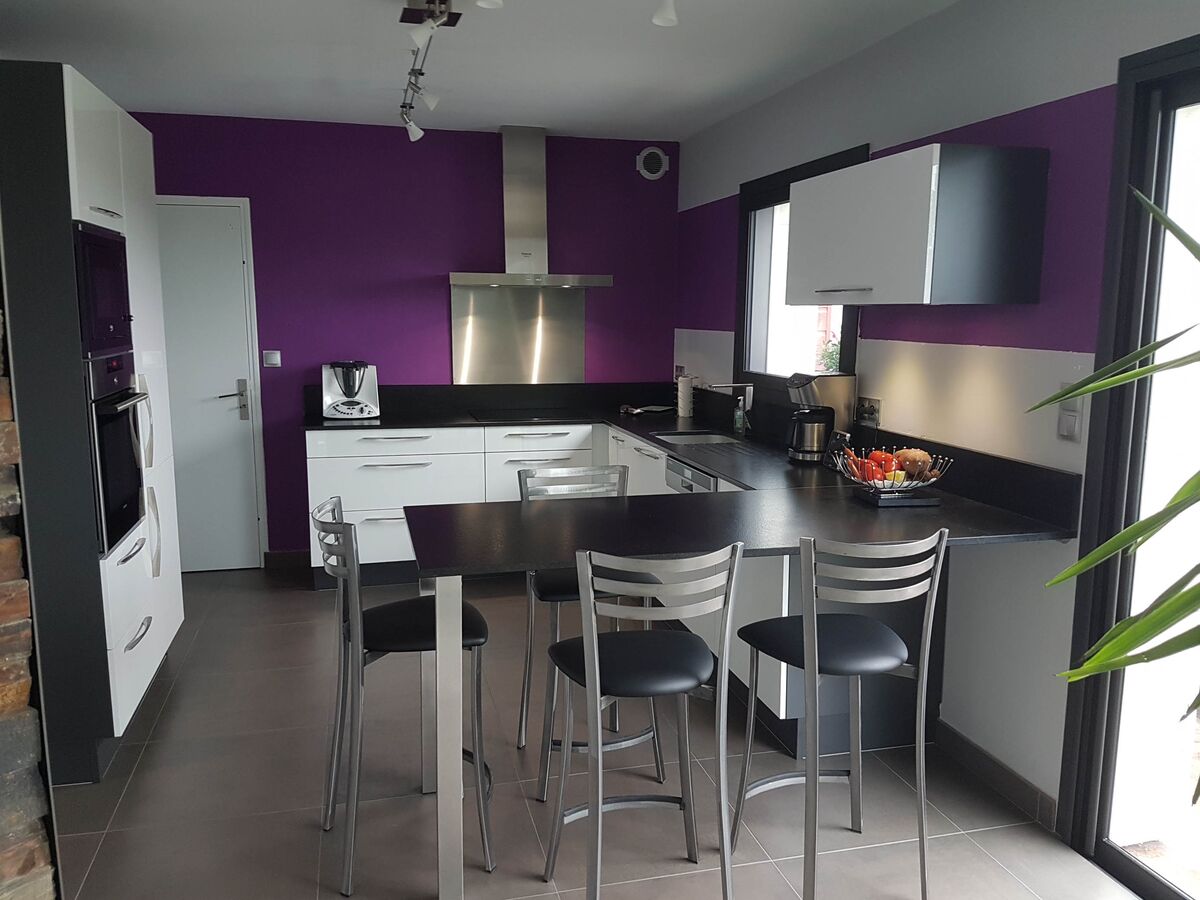 Cuisine équipée sur mesure Light Blanc Brillant