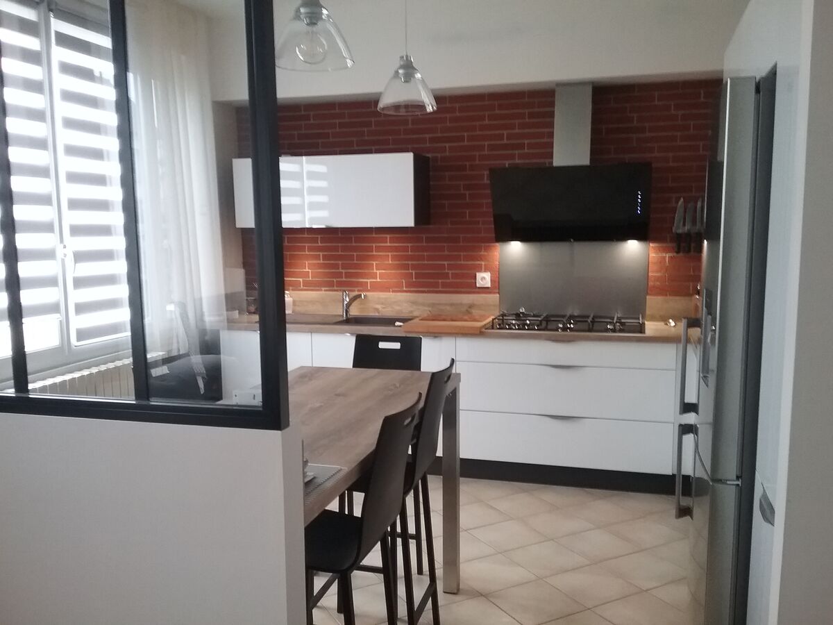 Rénovation cuisine équipée sur mesure Light Blanc Brillant