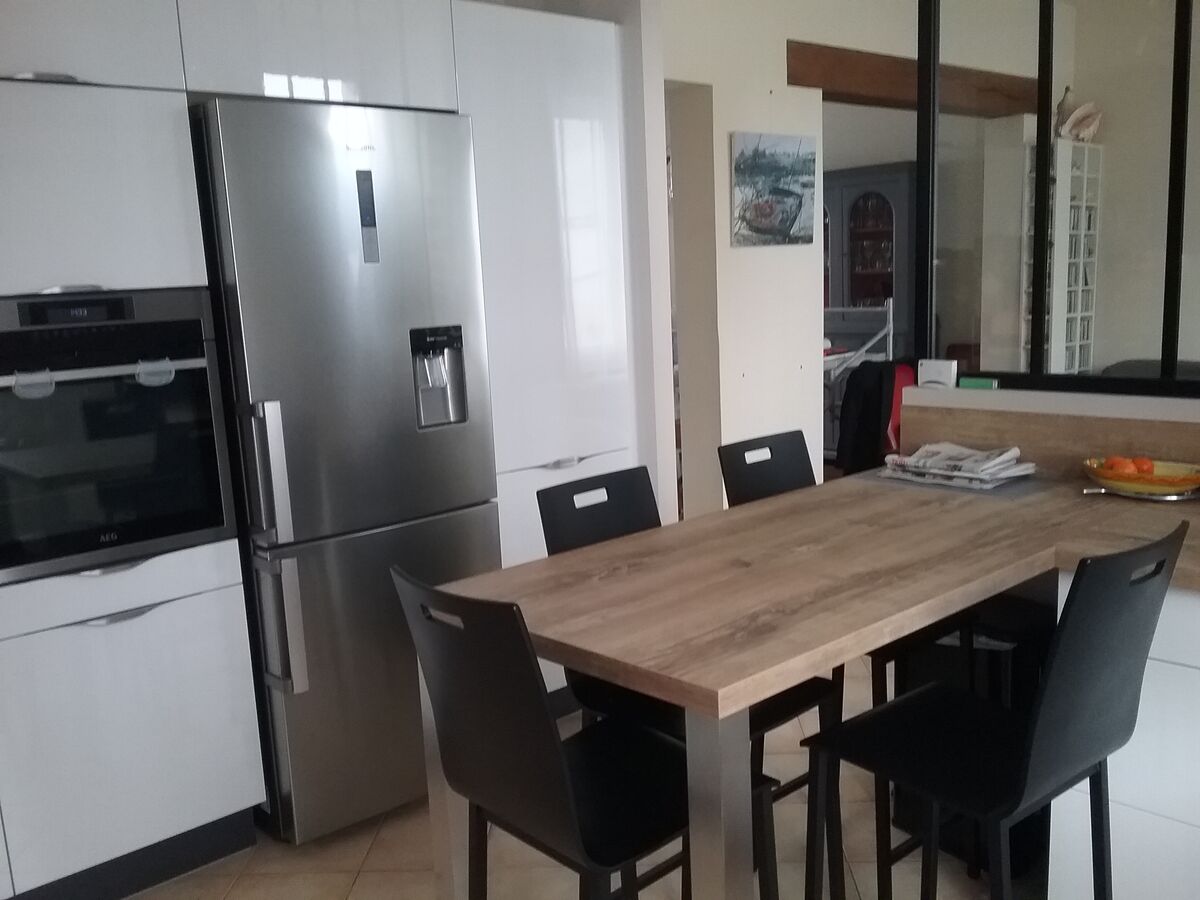 Cuisine avant-après sur mesure Light Blanc Brillant