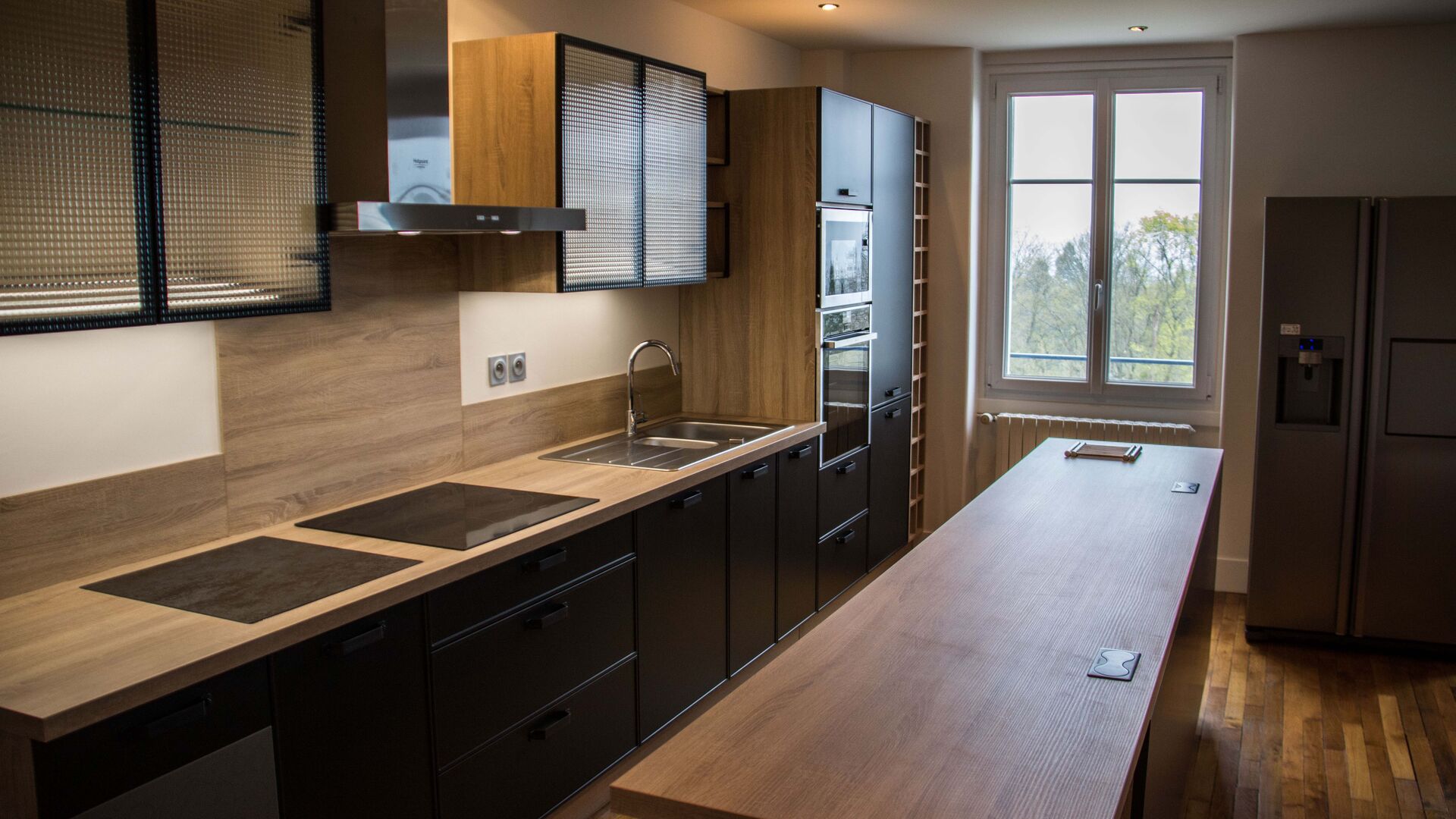 Cuisine équipée sur mesure Square Laqué Métal