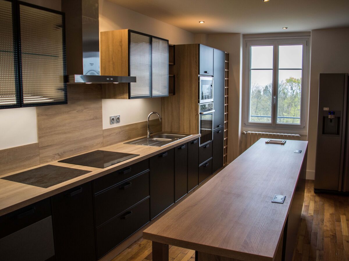 Cuisine équipée sur mesure Square Laqué Métal