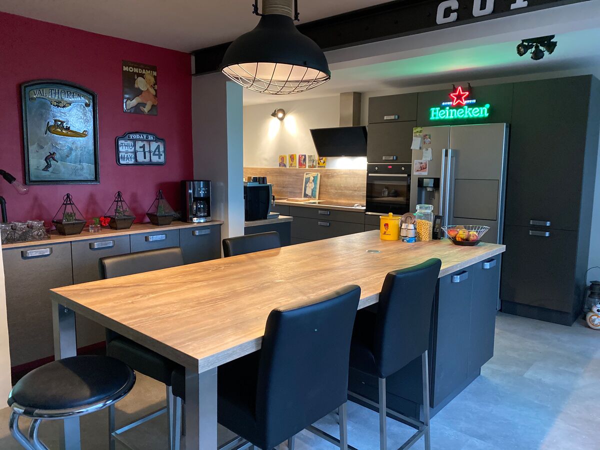 Rénovation cuisine équipée sur mesure LABEL Métal Brossé