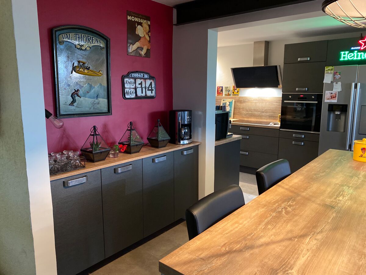 Cuisine avant-après sur mesure LABEL Métal Brossé