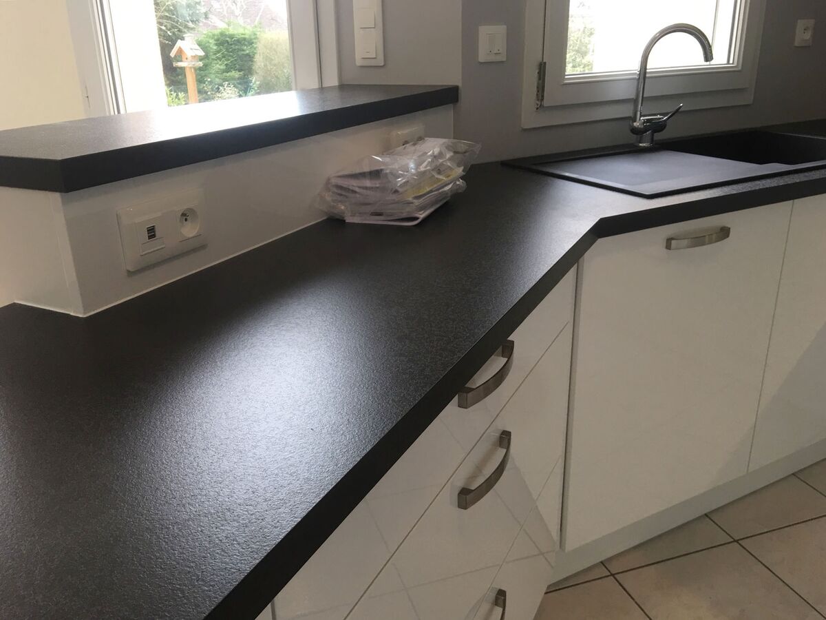 Cuisine avant-après sur mesure Light Blanc Brillant