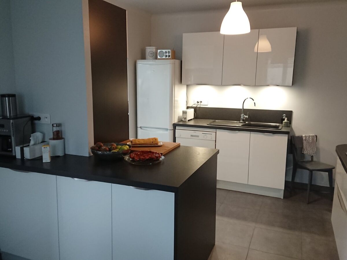 Cuisine avant-après sur mesure Light Blanc brillant