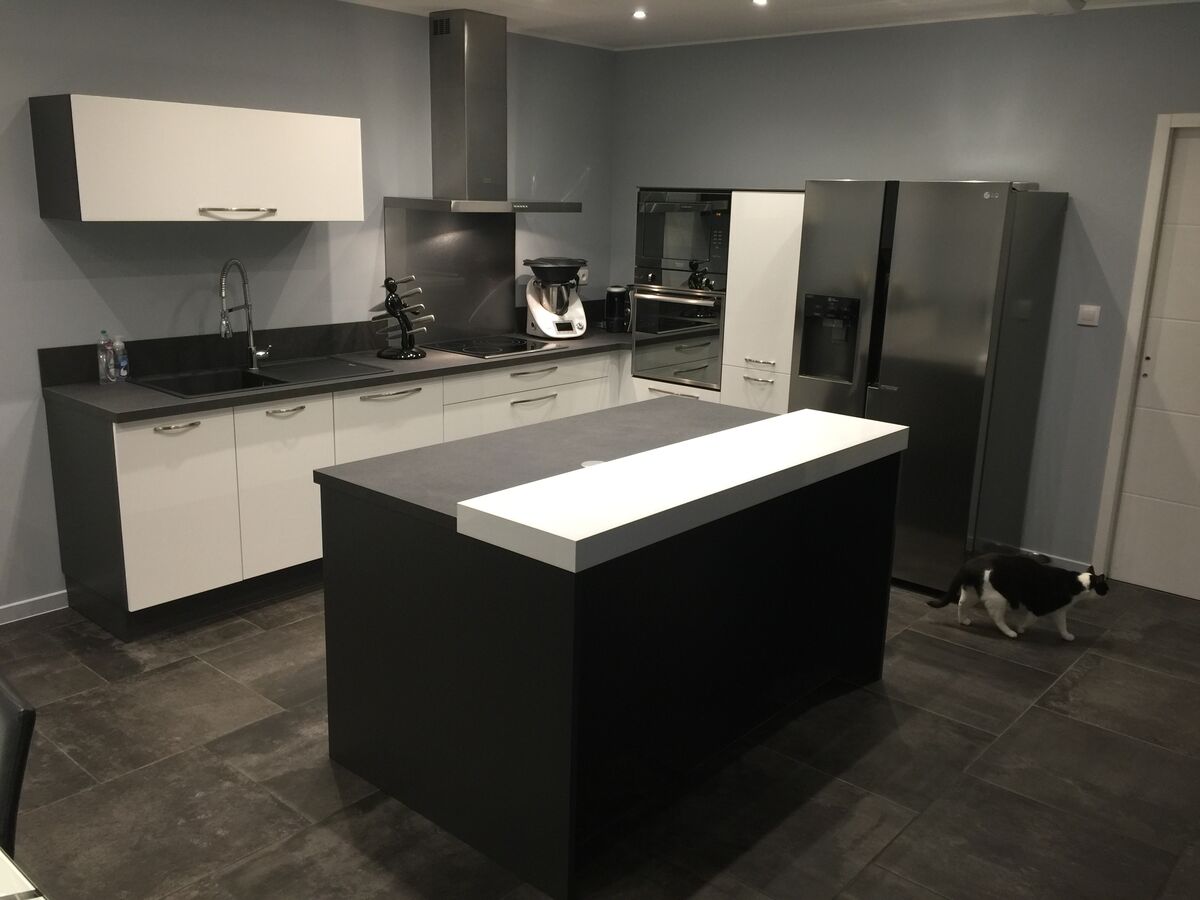 Rénovation cuisine sur mesure Light Blanc brillant