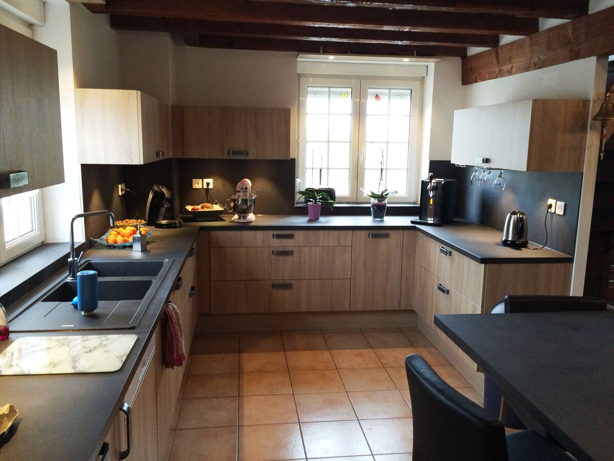 Cuisine avant-après sur mesure Trend + Chêne timber