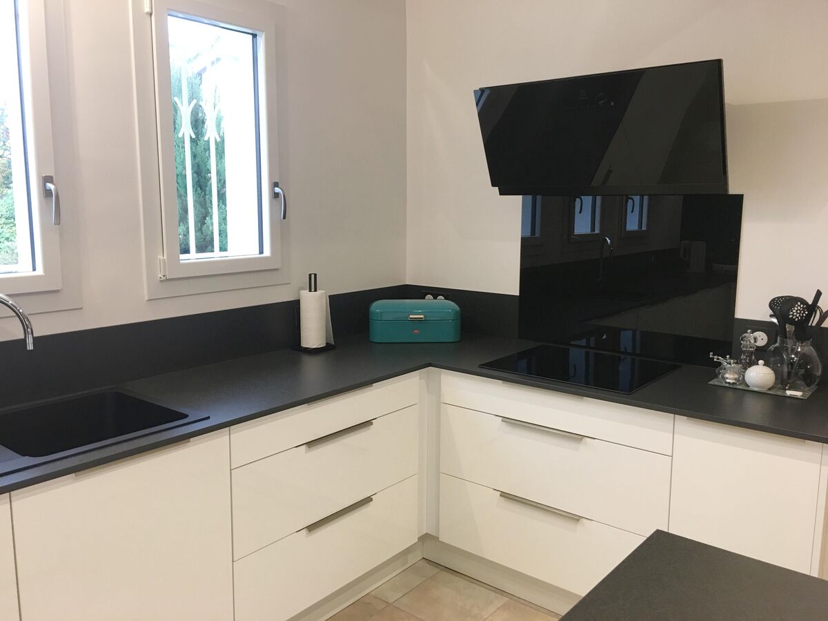 Cuisine avant-après sur mesure Light Blanc Brillant