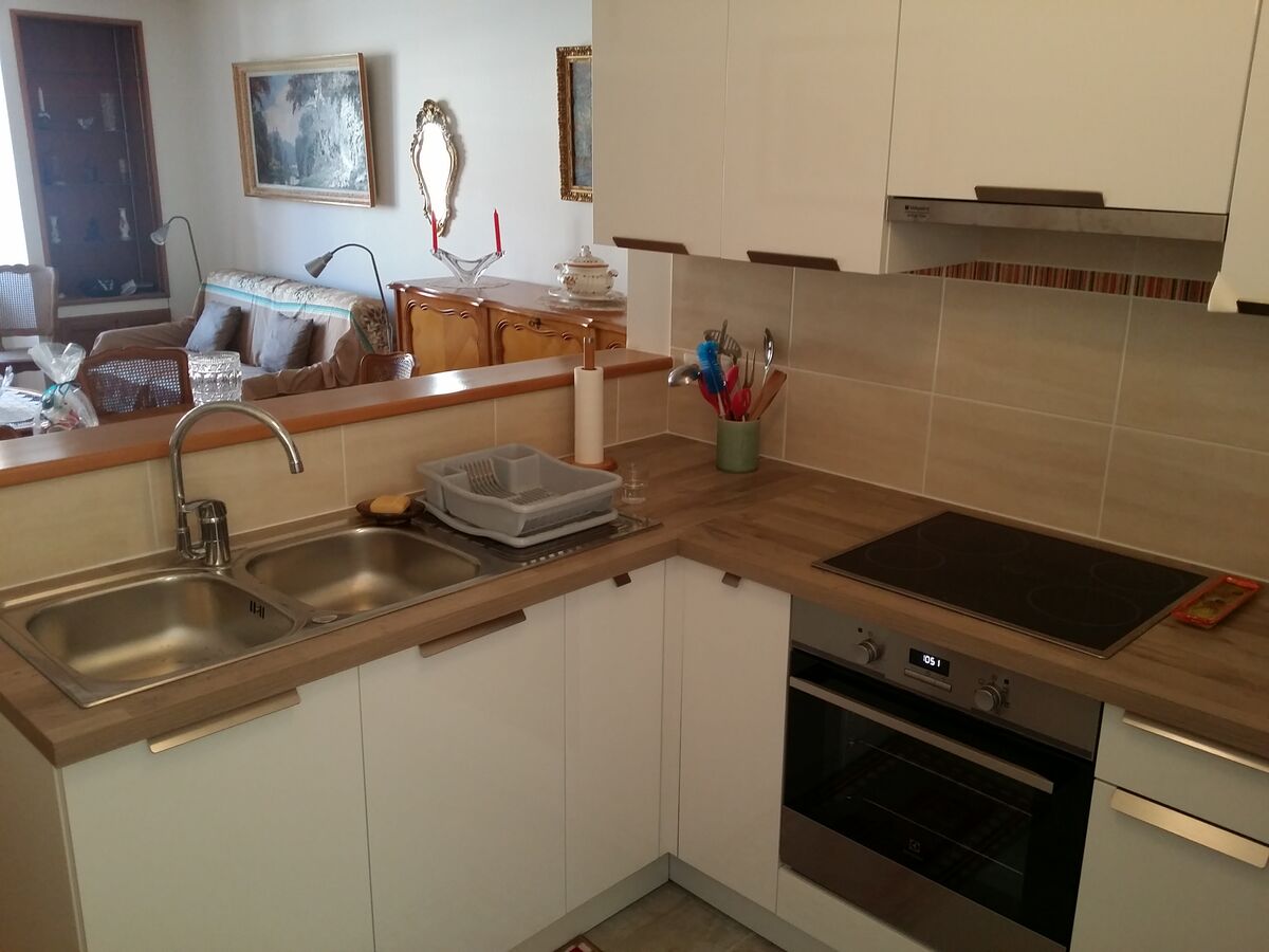 Cuisine avant-après sur mesure Light Blanc brillant