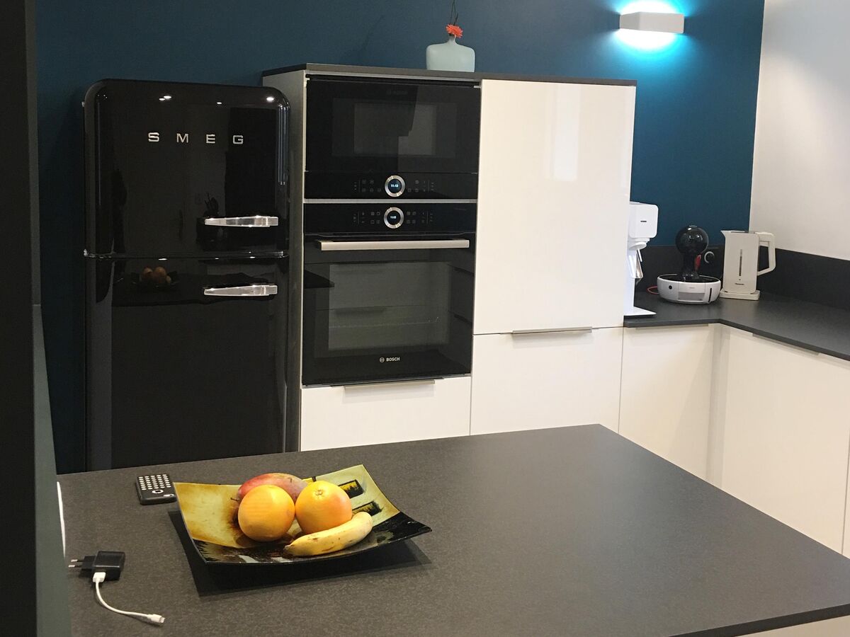 Cuisine avant-après sur mesure Light Blanc Brillant