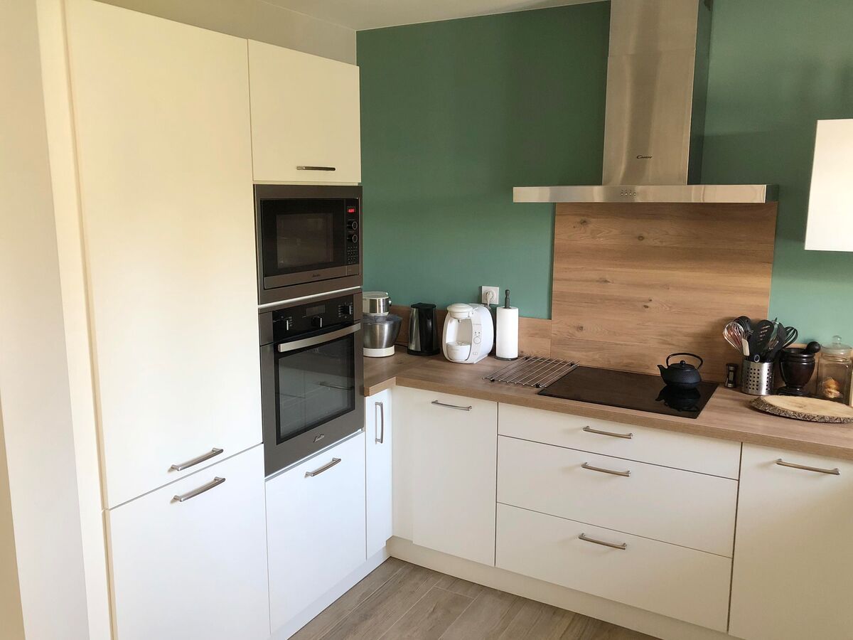 Cuisine avant-après sur mesure Trend Blanc Mat