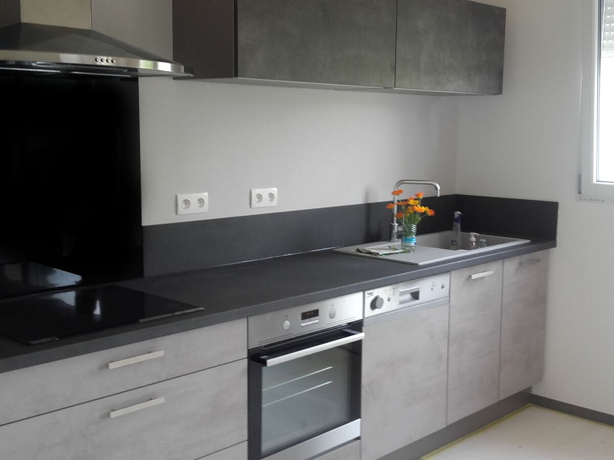 Cuisine équipée sur mesure Label Béton Clair