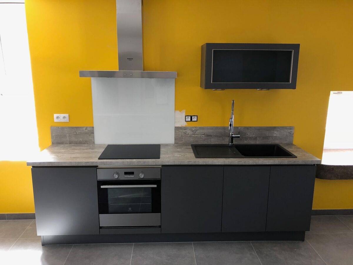 Cuisine avant-après sur mesure Trend Soft Grey