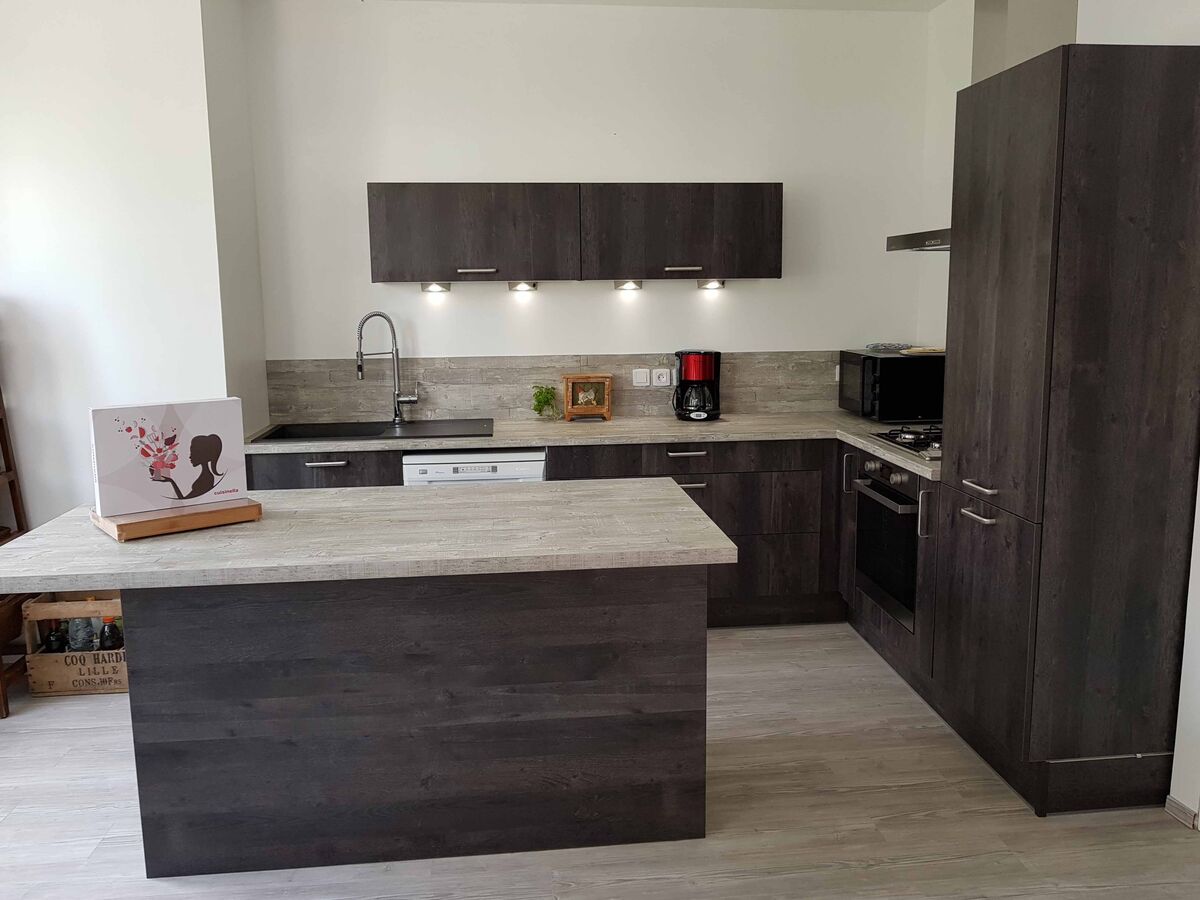 Cuisine équipée sur mesure Trend Blanc Mat