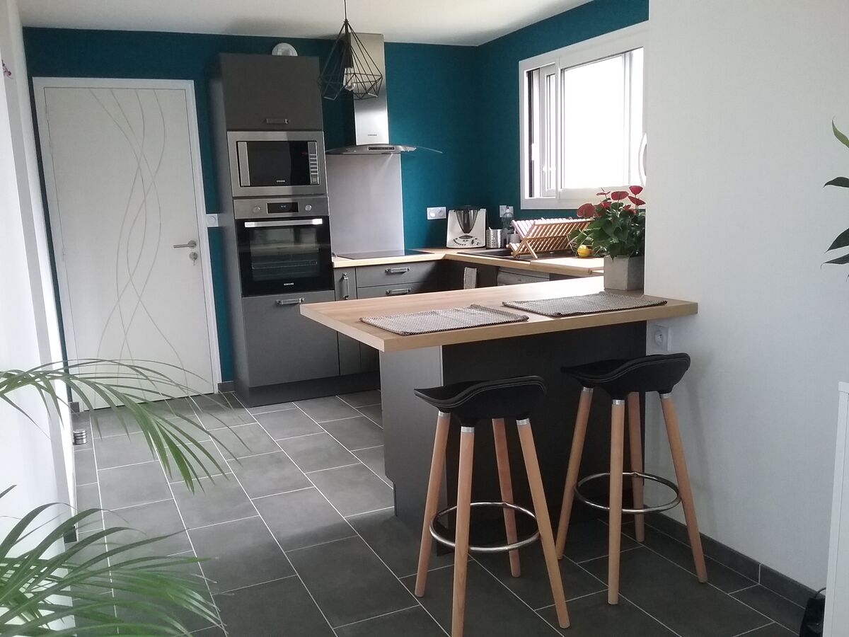 Rénovation cuisine équipée sur mesure Label Métal Brossé