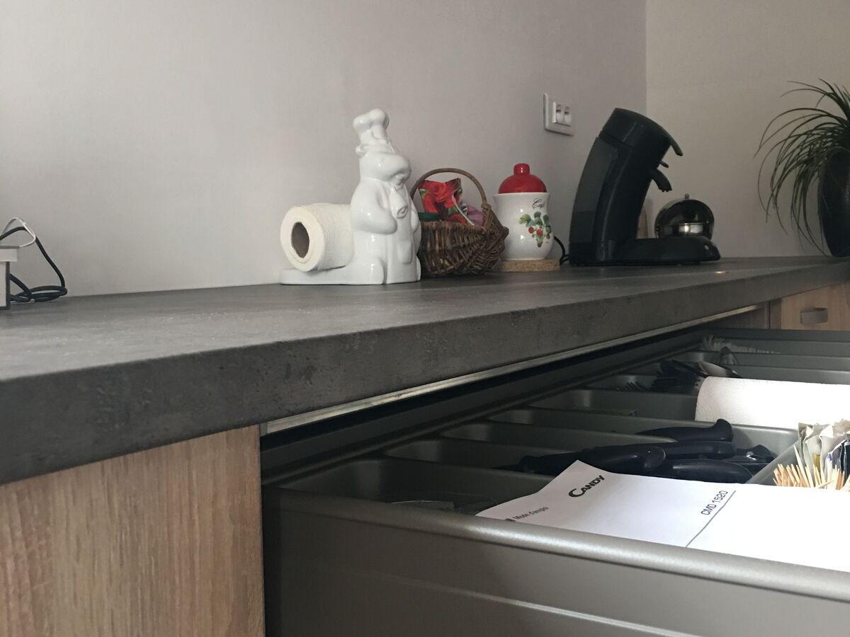 Cuisine avant-après sur mesure Trend Chêne Honey