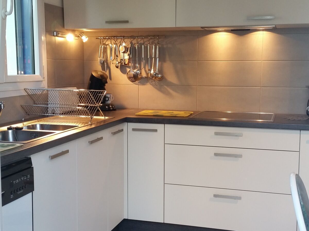 Cuisine avant-après sur mesure Trend Pannacotta mat