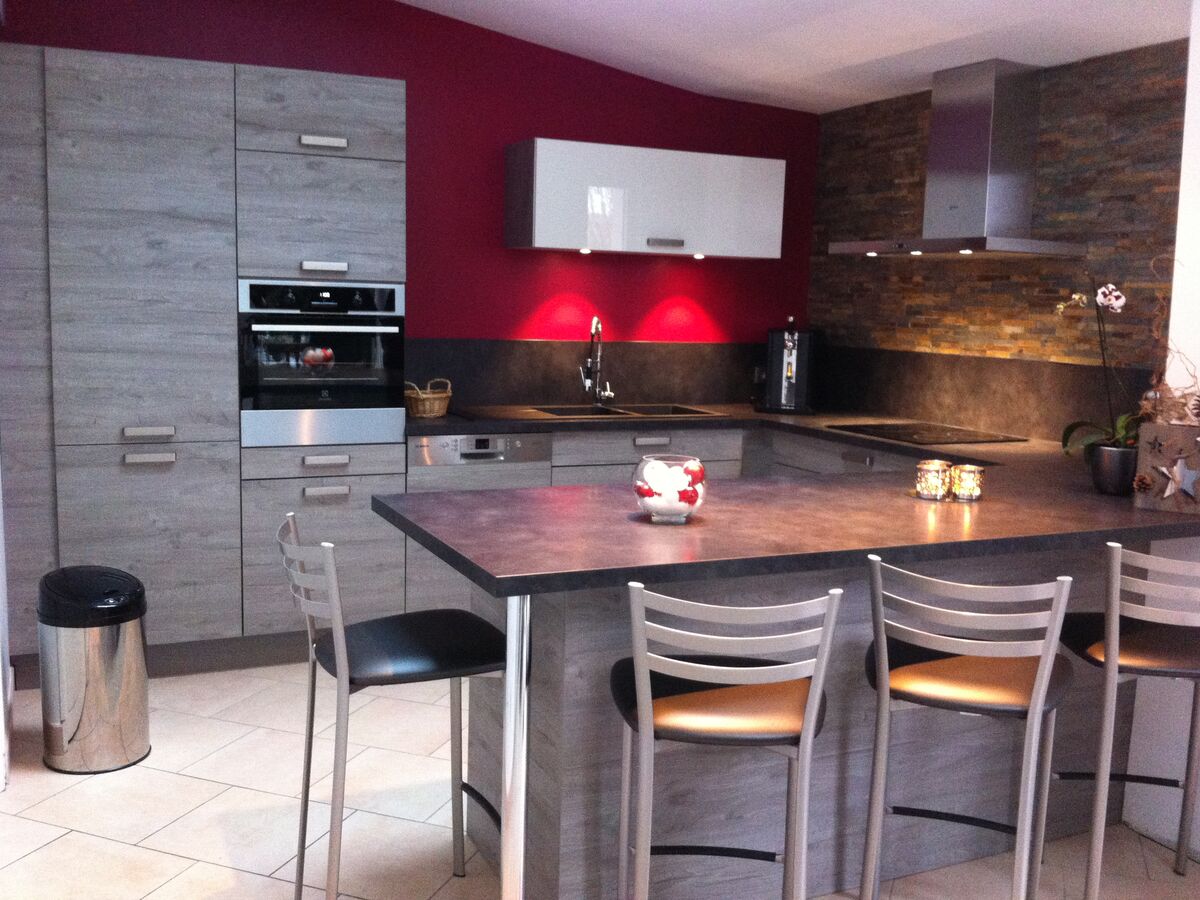 Cuisine équipée sur mesure Label Chêne Sable Synchrone