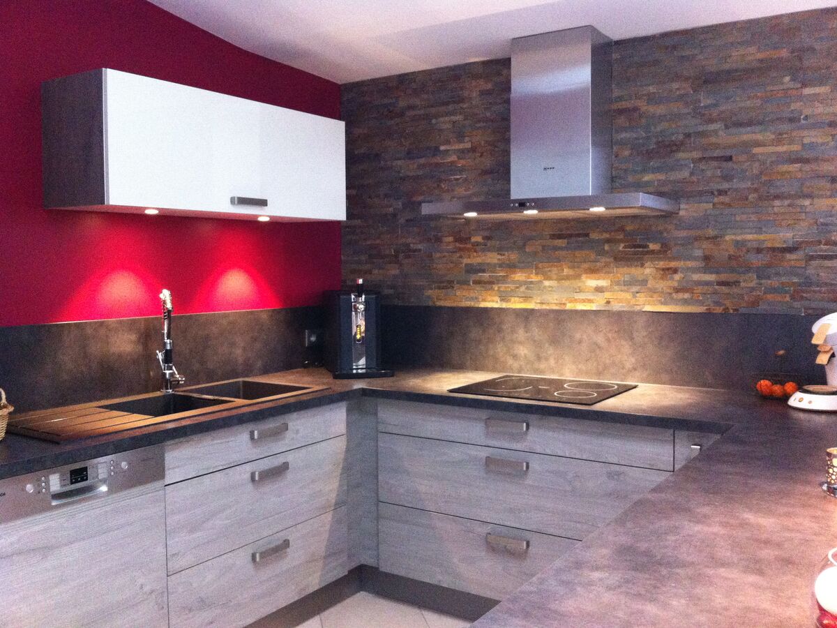 Rénovation cuisine sur mesure Label Chêne Sable Synchrone