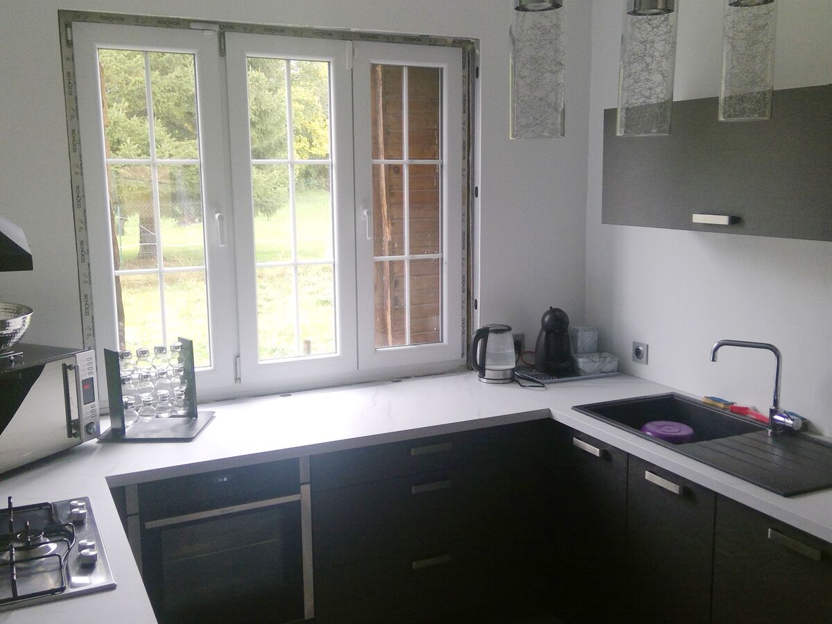 Rénovation cuisine équipée sur mesure Label Metal Brossé