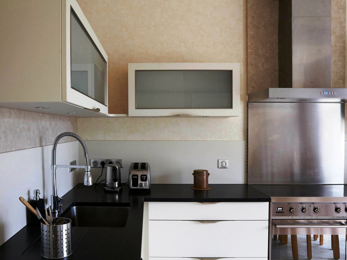 Cuisine avant-après sur mesure Trend Pannacotta mat