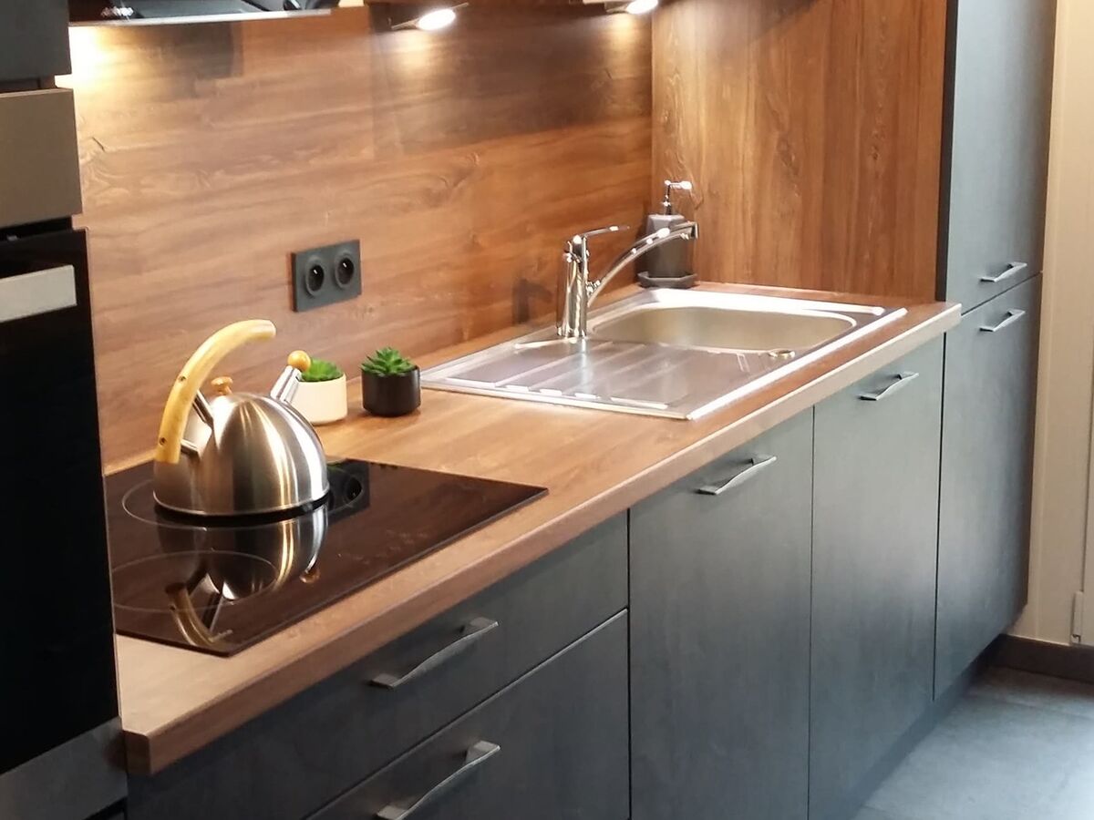 Cuisine avant-après sur mesure Trend Dark Fusion