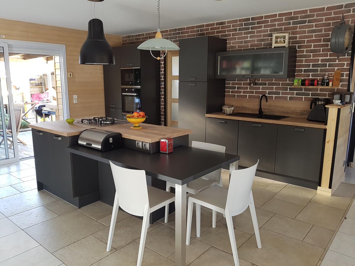 Cuisine équipée sur mesure Label Métal Brossé