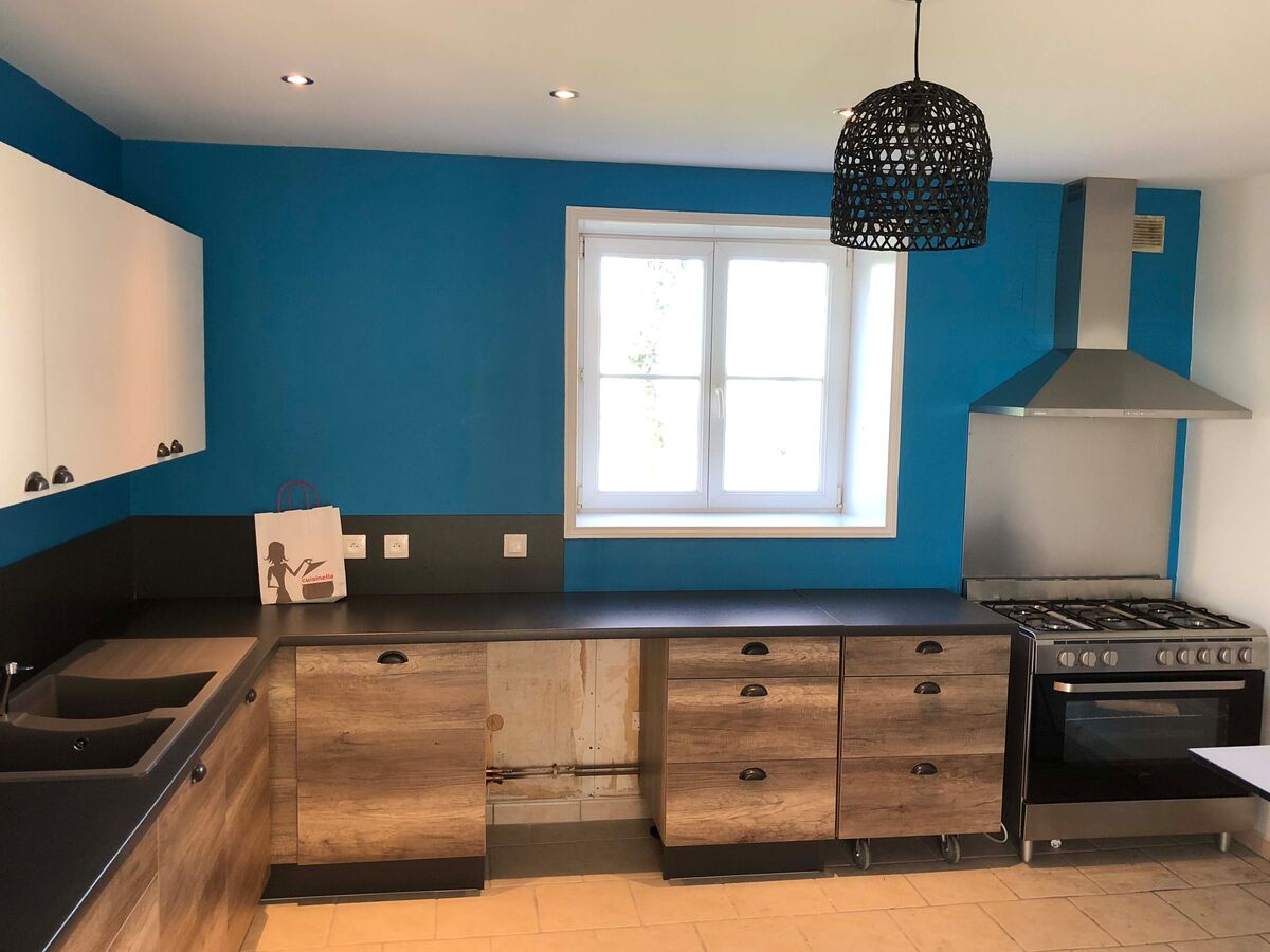 Rénovation cuisine équipée sur mesure Trend Winoka et Blanc Mat