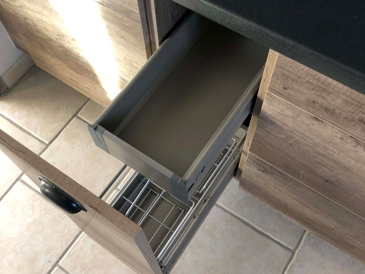 Cuisine avant-après sur mesure Trend Winoka et Blanc Mat