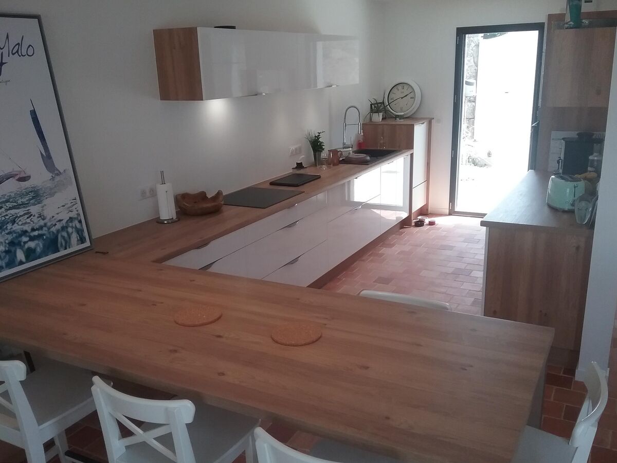 Rénovation cuisine équipée sur mesure Light Blanc Brillant