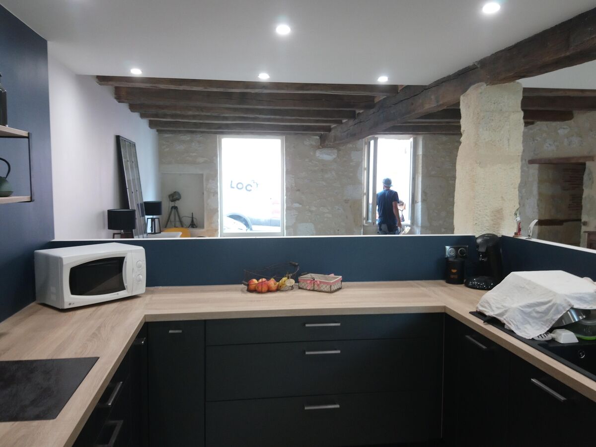 Cuisine équipée sur mesure Label Métal Brossé