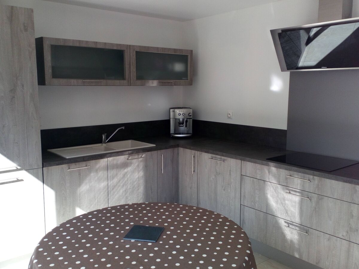 Cuisine équipée sur mesure Label Chene Sable Synchrone