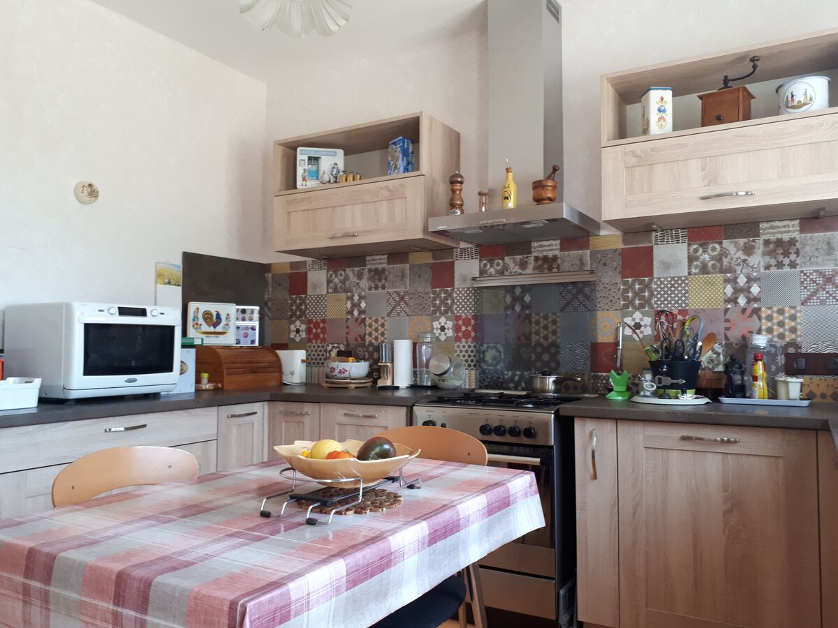 Cuisine avant-après sur mesure Trend Cube Chêne Timber