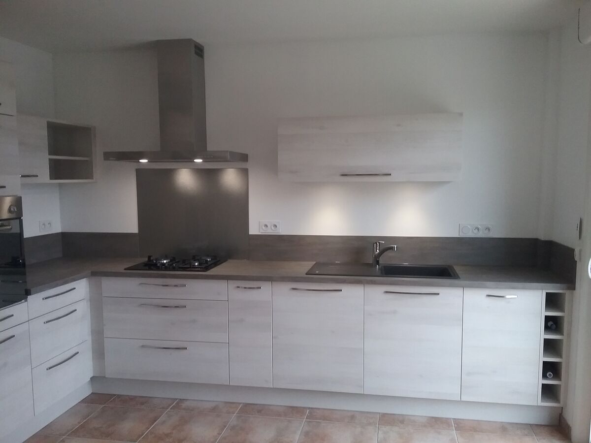 Cuisine avant-après sur mesure Trend Artic Wood