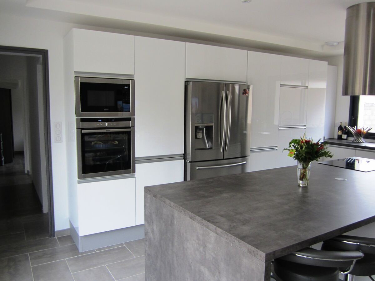 Rénovation cuisine sur mesure Light Blanc brillant