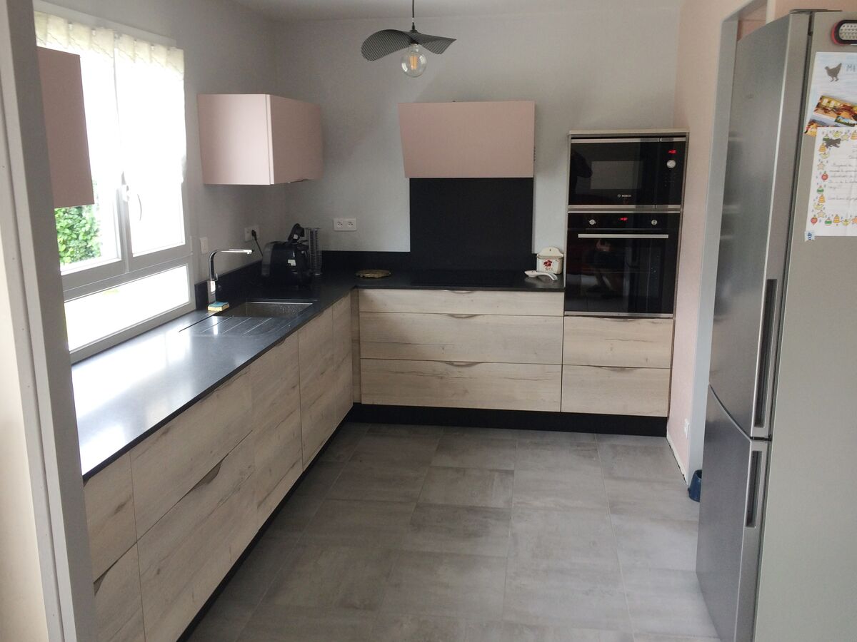 Rénovation cuisine équipée sur mesure Label Havana Oak