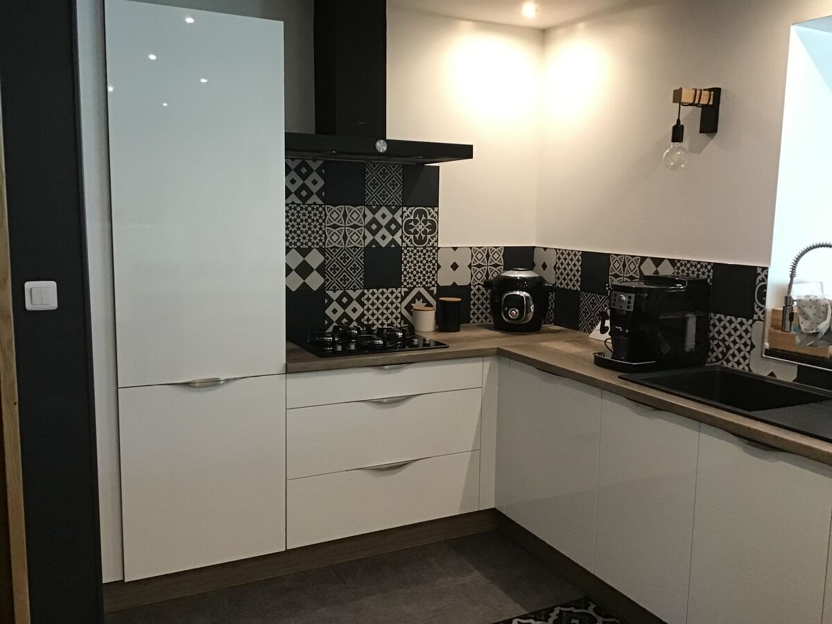 Rénovation cuisine équipée sur mesure Light Blanc Brillant