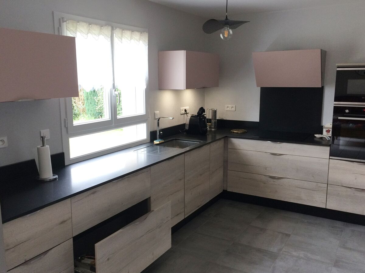 Cuisine avant-après sur mesure Label Havana Oak