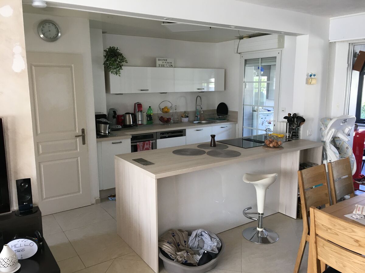 Cuisine équipée sur mesure Light Blanc Brillant