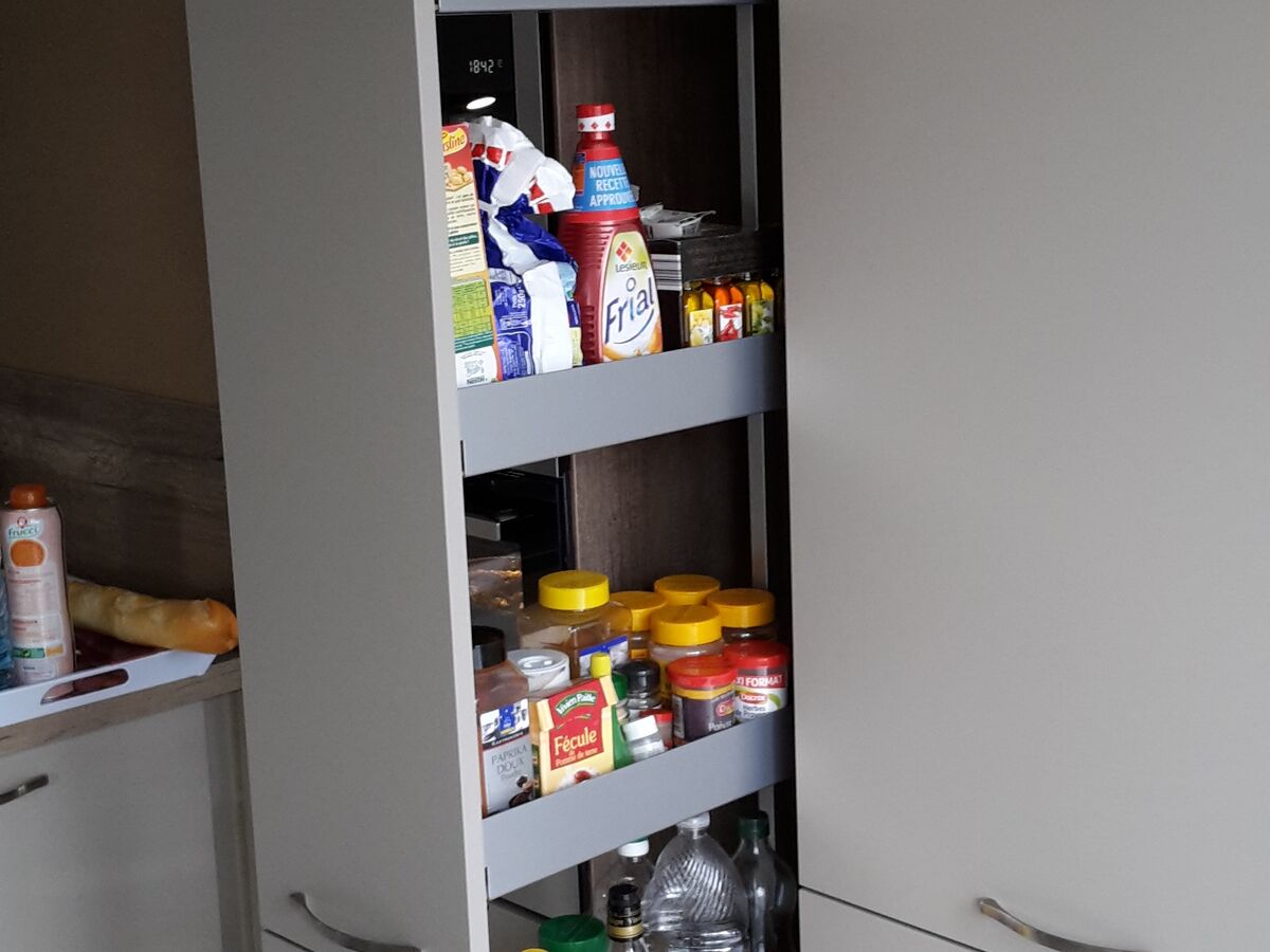 Cuisine avant-après sur mesure Trend Pannacotta mat