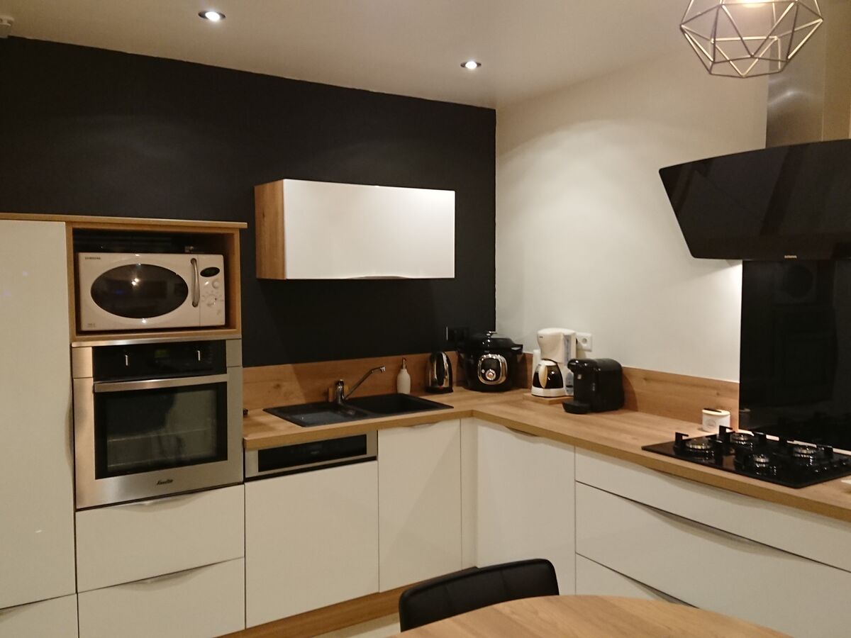 Cuisine avant-après sur mesure Light Blanc Brillant