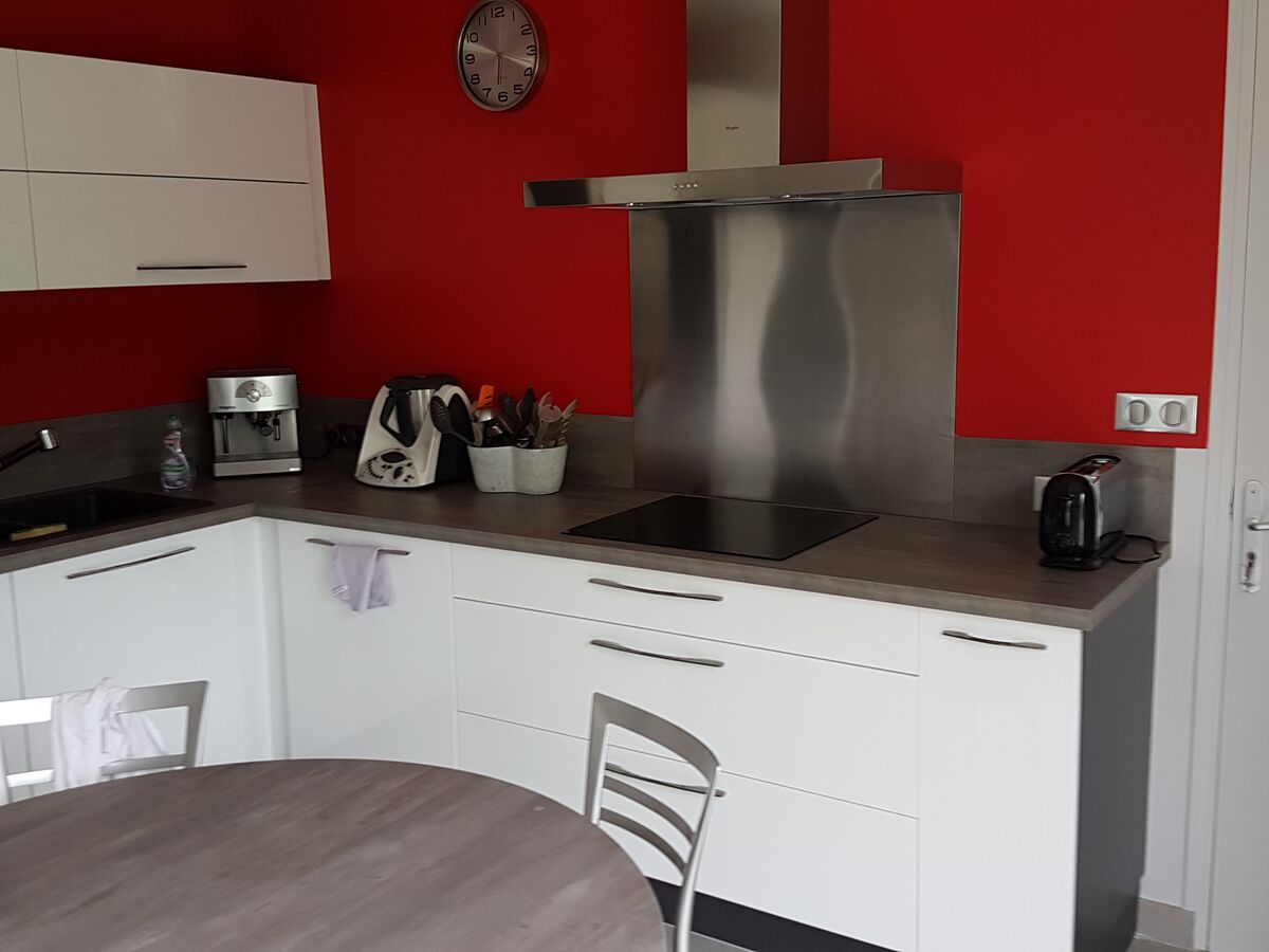 Cuisine avant-après sur mesure Light Blanc brillant