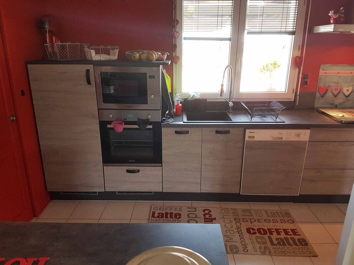 Rénovation cuisine sur mesure Label Chêne Sable Synchrone