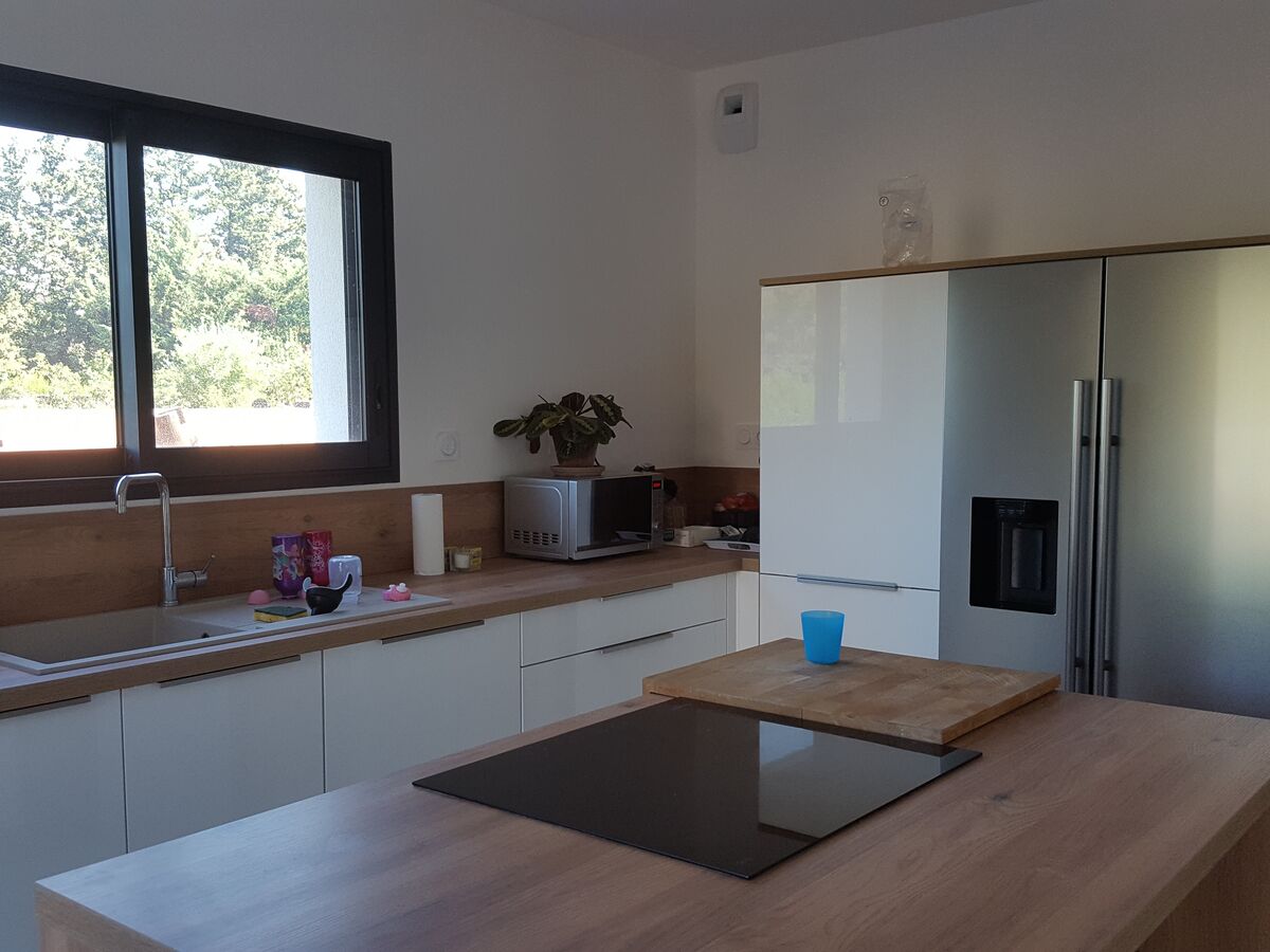 Cuisine équipée sur mesure Light Blanc Brillant