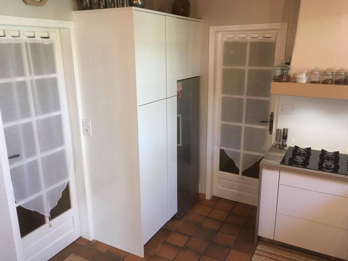 Cuisine avant-après sur mesure Light Blanc Brillant