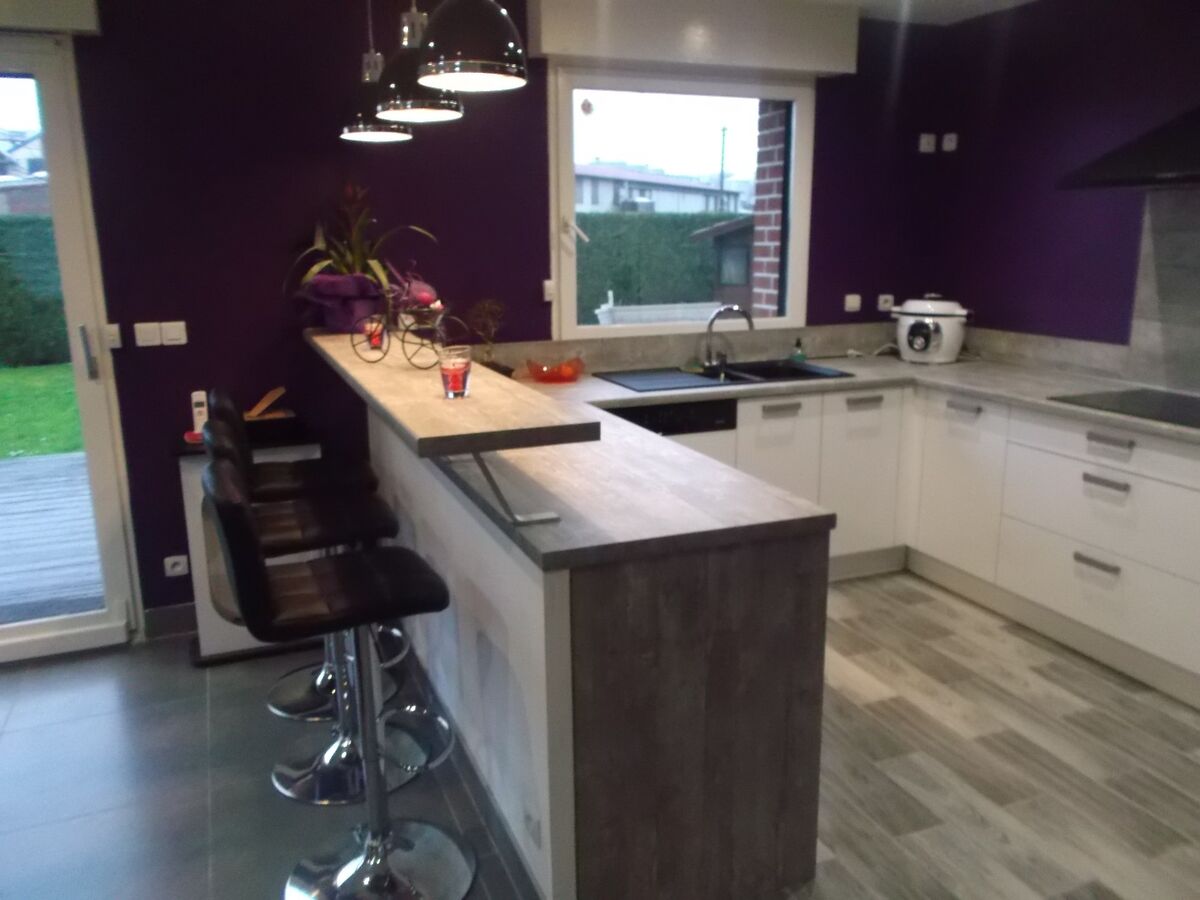 Rénovation cuisine sur mesure Light Blanc brillant